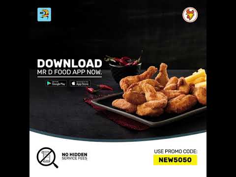 Get R50 Off Your First 2 Mr D Food Orders. Promo Code NEW5050