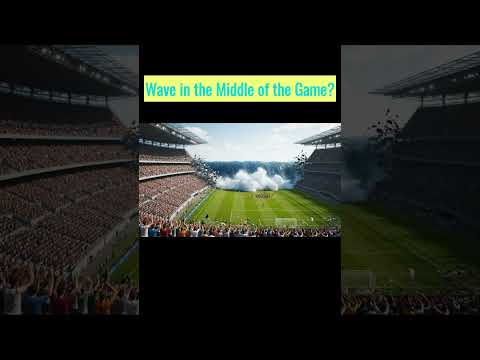 Tsunami Hits Stadium During Match #Tsunami #StadiumDisaster #AIDisasterVideo #NatureStrikes #Shorts