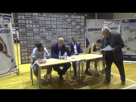 Pomeczowa Konferencja Prasowa Basket 90 Gdynia i TS Ostrovia Ostrów Wielkopolski - 12.11.2016 Gdynia