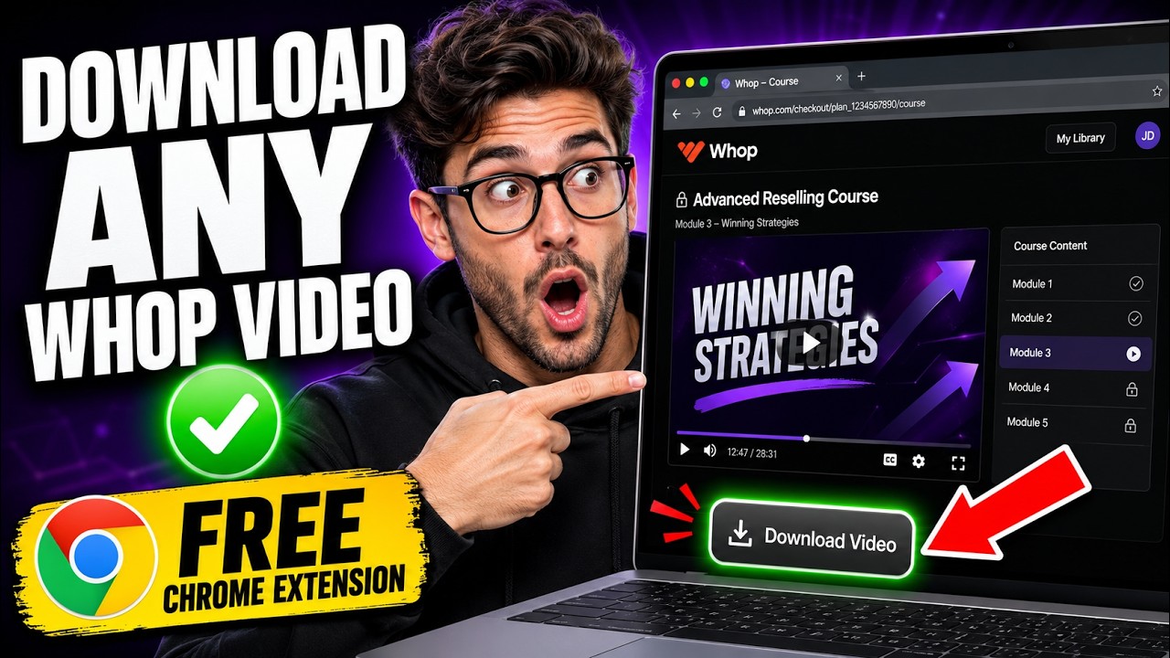Whop Video Downloader Pro — Full Demo