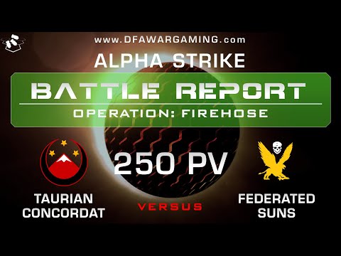 Alpha Strike Battle Report: Taurian Concordat vs Federated Suns