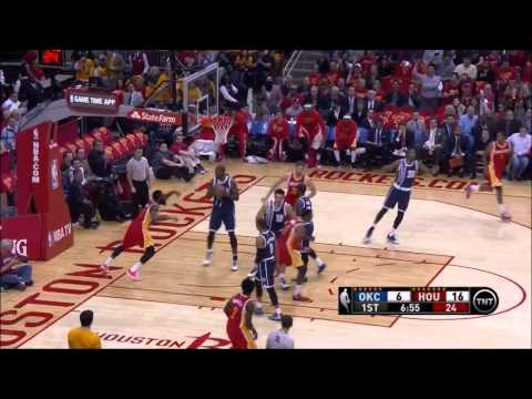 James Harden blows past Dion Waiters