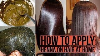 !!How to Apply Henna to hair at Home! #haircare #hairgrowth #hairloss #henna #hennadesign #athome