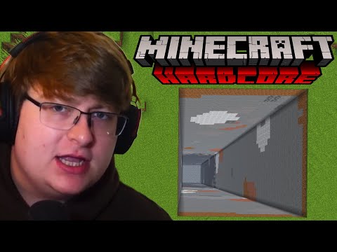 Minecraft Hardcore But I Can Only Mine in 1 Chunk