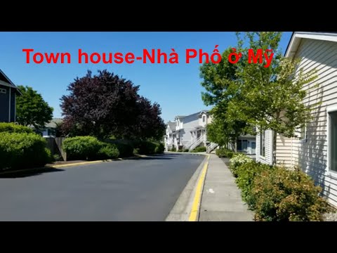 Vlog127: Town house- Kiến trúc nhà Phố ở Mỹ được thiết kế như thế nào?