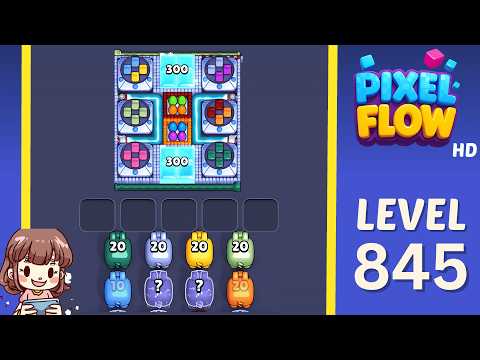 Pixel Flow Level 845 Walkthrough