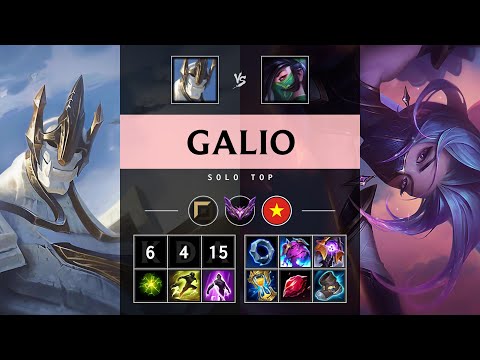 Galio Top vs Akali - VN Master Patch 25.14