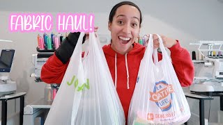 Hobby Lobby & Joann Fabric Haul! Best Selling Fabrics for my embroidery business