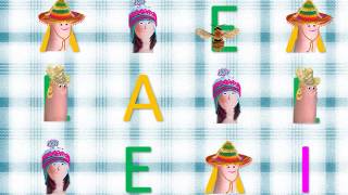 Spanish  vowels  A E I   Learn their names and sounds