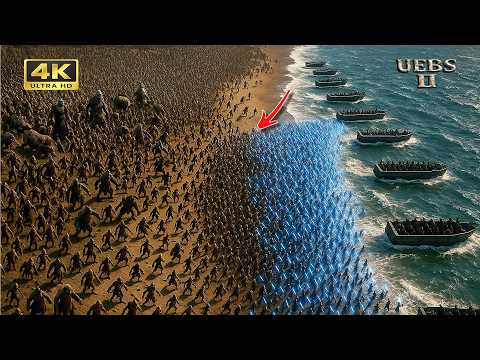 Can 420K Jedi Reclaim the Beach from the Undead Horde? | UEBS 2 Star Wars Invasion | 4K