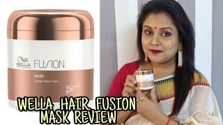 WELLA HAIR FUSION MASK REVIEW || Anuja supriya