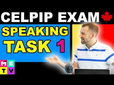CELPIP Speaking Task 1 - TIPS!