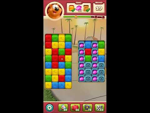 Toon Blast Level 3208 - NO BOOSTERS 🐻🐺🐱 | SKILLGAMING ✔️