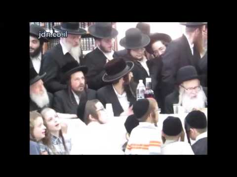 Engagement Of A Grandson Of The Amshinover Rebbe To A Granddaughter Of Komarna Rebbe - Tamuz 5776