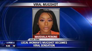 North Texas woman's dolled up mugshot becomes viral sensation
