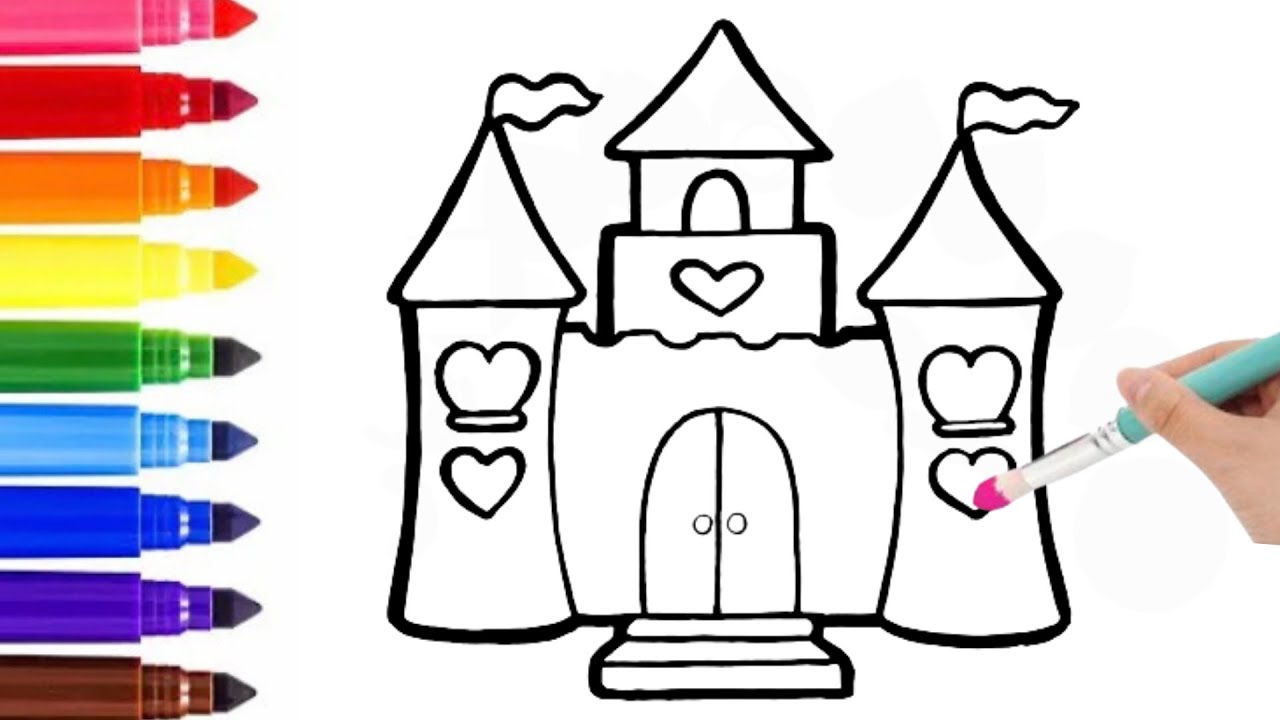 Watch Now COMO DESENHAR UM CASTELO | DESENHAR E COLORIR COMO DESENHAR UM CASTELO | DESENHAR E COLORIR