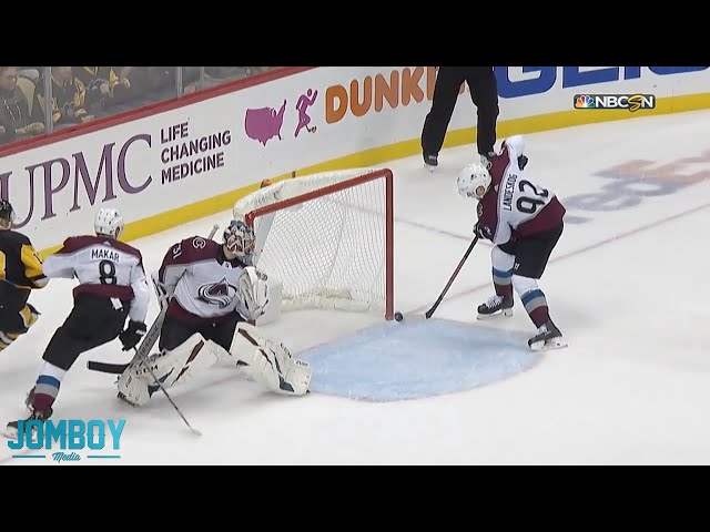 Gabriel Landeskog accidentally nets the overtime goal for the other team, a breakdown