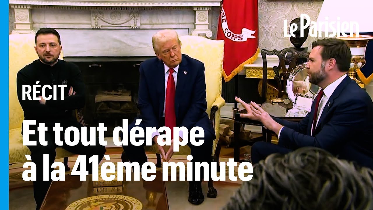 Trump VS Zelensky : comment la rencontre a viré au clash du siècle dans le Bureau ovale