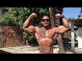 Muscle worship silver iron man