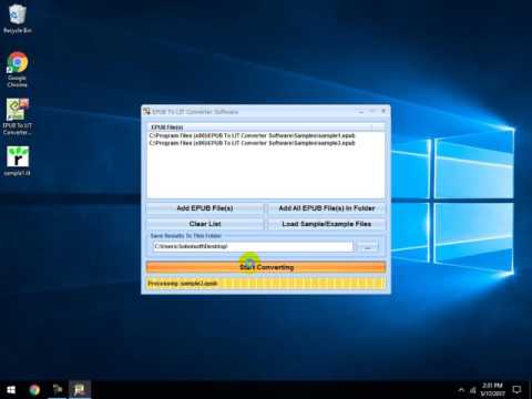 EPUB To LIT Converter Software