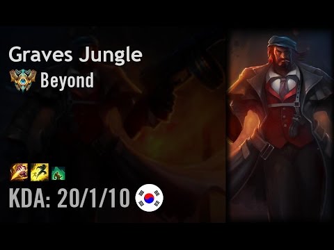 Graves Jungle vs Kindred - Beyond - KR Challenger Patch 6.7