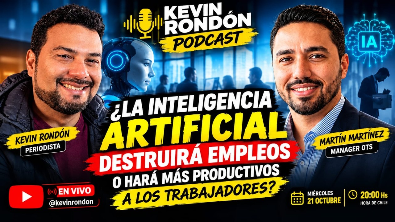 Miniatura del Kevin Rondón Podcast con Martín Martínez sobre inteligencia artificial y el futuro del trabajo