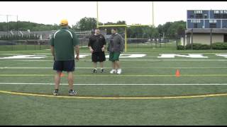 Devlin Football Camp Offensive Line Drills- Pull Technique