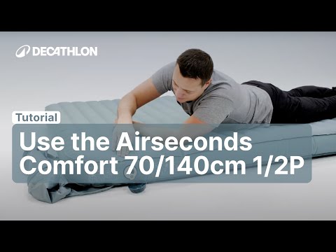 TUTORIAL - How to use the AIRSECONDS COMFORT 70/140CM 1/2P ? | Decathlon_QUECHUA
