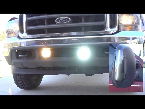 Nuevas Luces LED Antiniebla en la 2004 Ford F-250