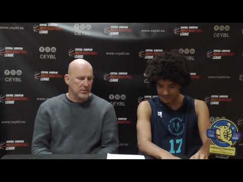 CEYBL U17 - Press conference, 9.12.2022,  Sršni Písek - Vienna D.C. Timberwolves