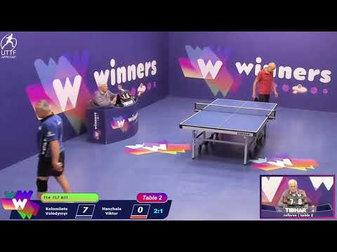 Winners League 28.10.21 Kolomiiets Volodymyr - Hanzhala Viktor 11:30