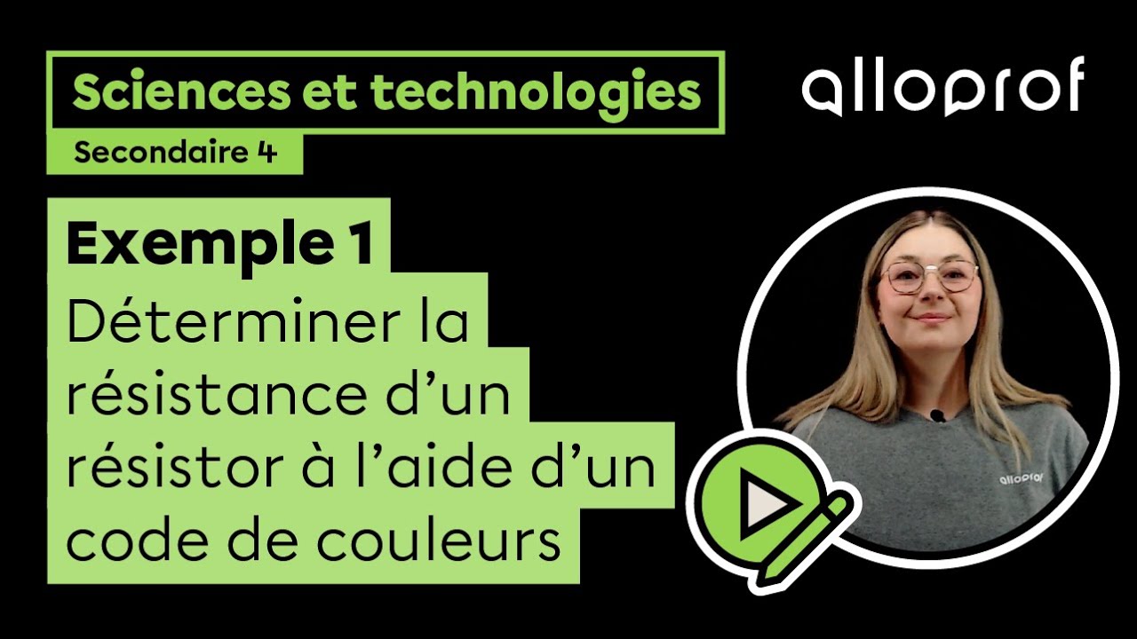 Déterminer la résistance à l'aide du code de couleurs