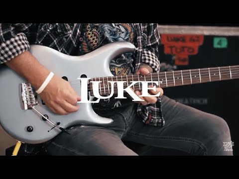 Steve Lukather demos his Ernie Ball Music Man LUKE Electric Guitar