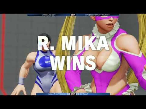 Street Fighter 5 Tournament: UMGOnline.com $500 Tourney - Noah (R. Mika) v Spirant (Dhalsim)