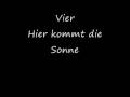 Rammstein Sonne Lyrics (German) 