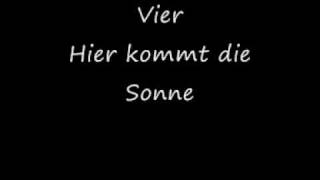 Bài hát Sonne (The Sun) - Nghệ sĩ trình bày Rammstein