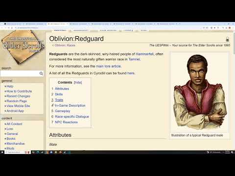 ESIV : Oblivion Race Tier List