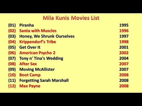download lagu mp3 mp4 Mila Kunis Movie List, download lagu Mila Kunis Movie List gratis, unduh video klip Mila Kunis Movie List