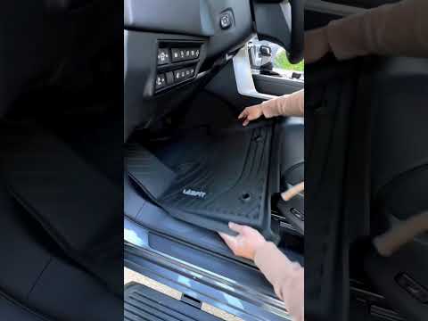 Perfect floor mats option for the new Tundra