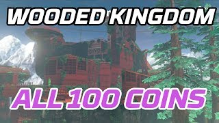 [Super Mario Odyssey] All Wooded Kingdom Coins (100 purple local coins)