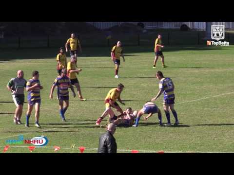 2016 NHRU Round 10 Premier 3 Highlights - Hamilton Hawks v Lake Macquarie Roos