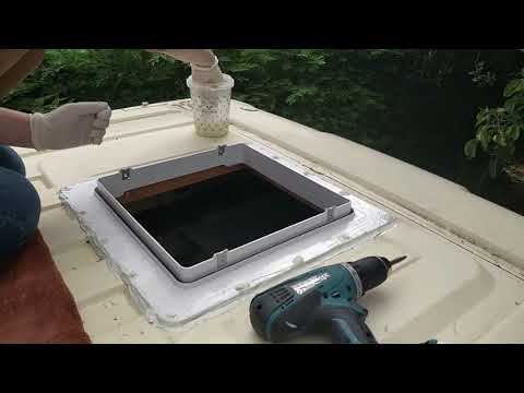 Van Build Basics: Roof Window & MaxxFan Install | #VANBUILD [S01E01]