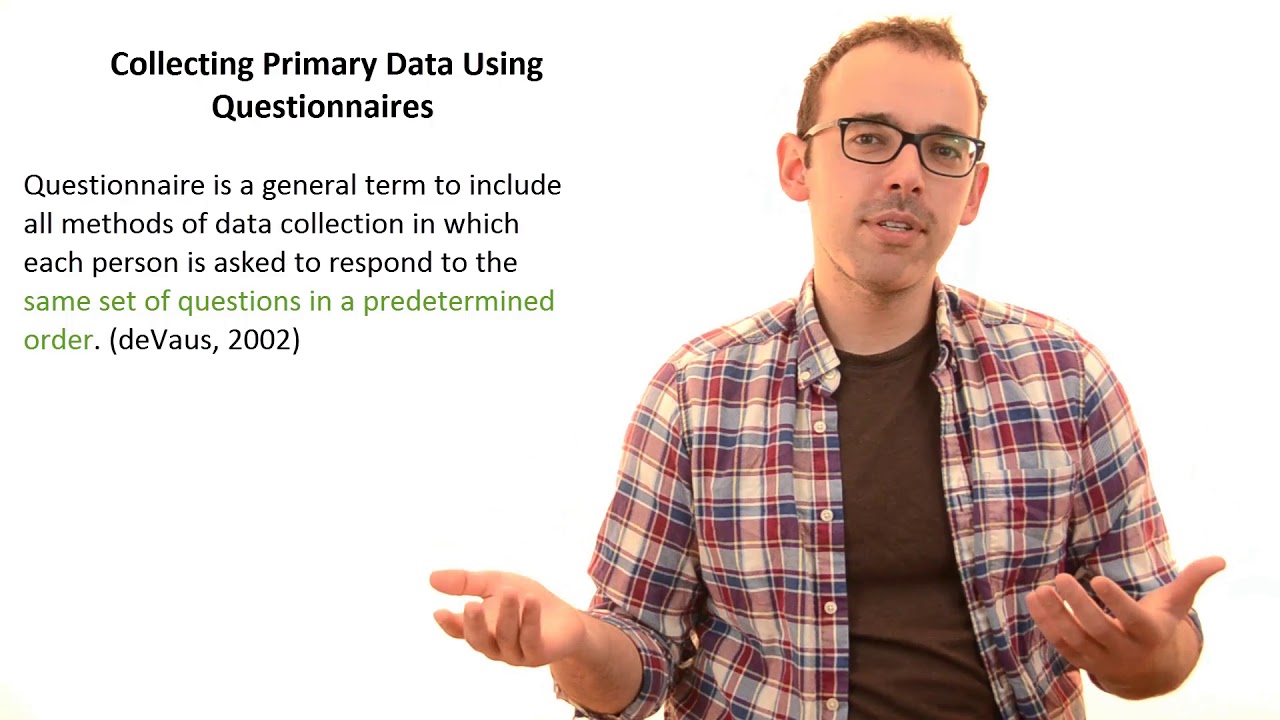 5.4 Collecting Primary Data Using Questionnaires
