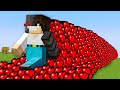 Minecraft But Everything I Touch Turns To Hearts