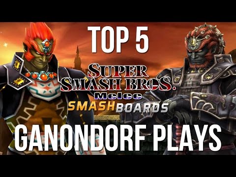 Best of Smash - Top 5 Super Smash Brothers Melee Ganon Plays