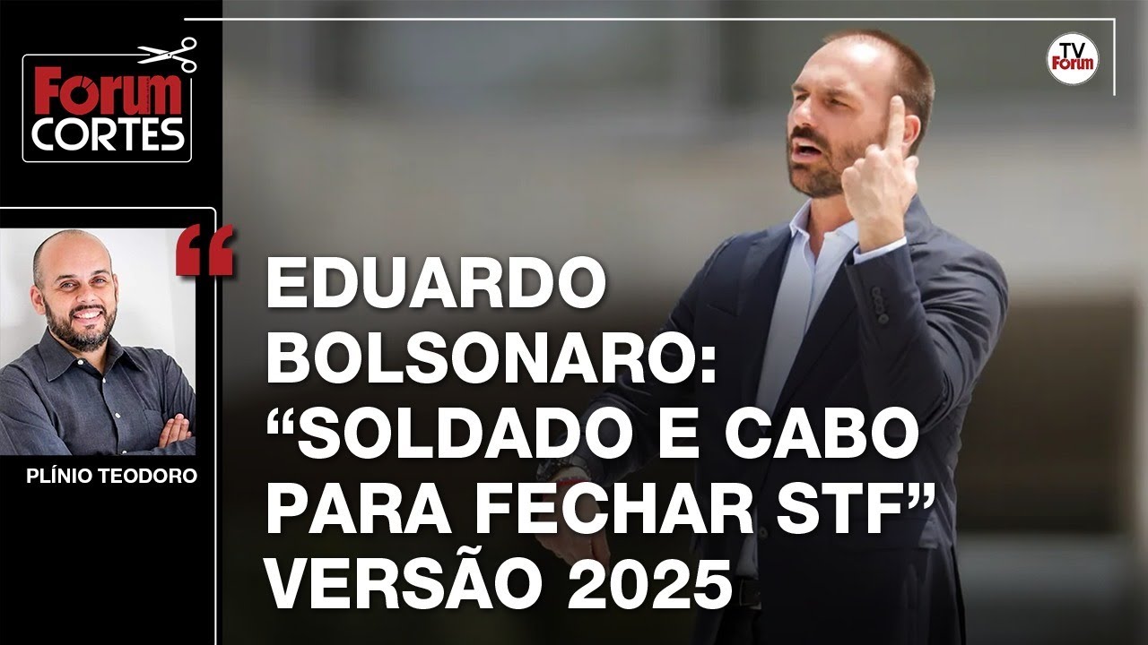 Dos EUA, filho de Bolsonaro articula impeachment de Moraes com aliados no Congresso