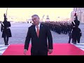 This is how Hungary's Viktor Orbán greeted journalists in Versailles