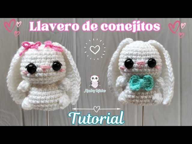 Vídeo relacionado con NICI- Keyring Bunny Llavero Conejita Poline 10cm, sólido, Color marrón, 10 cm (47330)