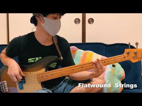Flatwound vs Roundwound Electric Bass Strings (ERNIE BALL)