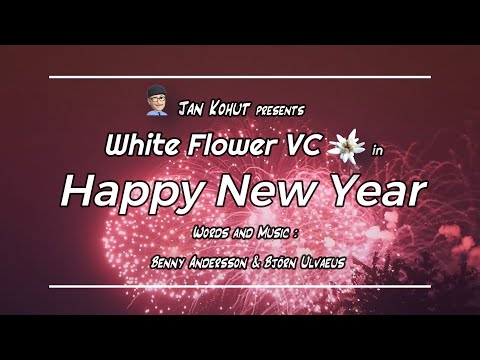 White Flower VC #46 - Happy New Year